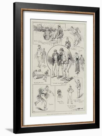 The Final Cricket Match Between England and Australia at the Oval-null-Framed Giclee Print