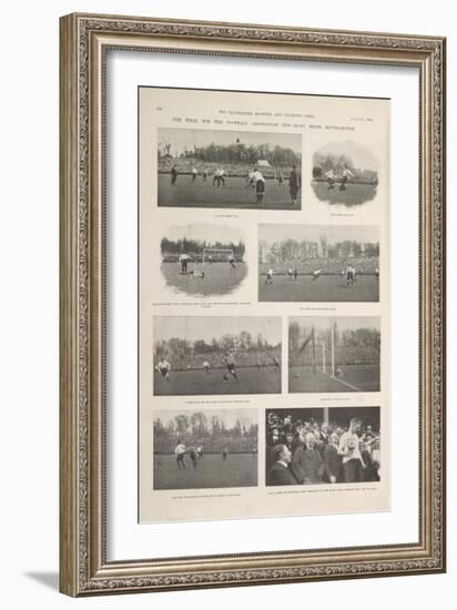 The Final For the Football Association Cup - Bury Beats Southampton-null-Framed Giclee Print