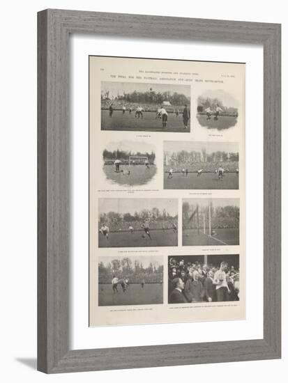 The Final For the Football Association Cup - Bury Beats Southampton-null-Framed Giclee Print