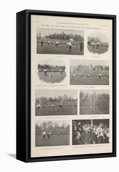 The Final For the Football Association Cup - Bury Beats Southampton-null-Framed Premier Image Canvas