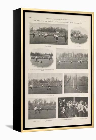 The Final For the Football Association Cup - Bury Beats Southampton-null-Framed Premier Image Canvas