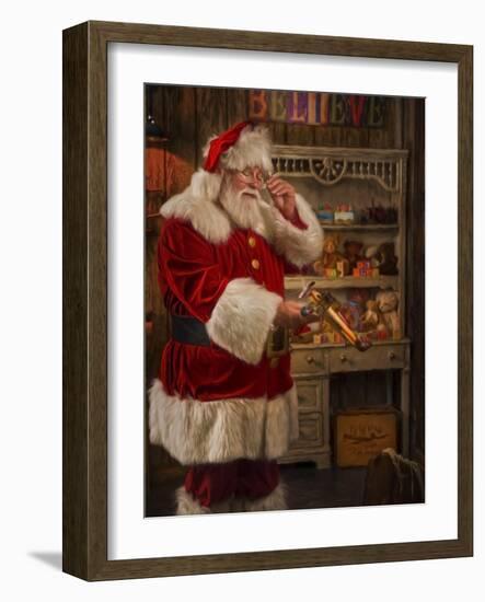 The Final Inspection-Santa’s Workshop-Framed Giclee Print