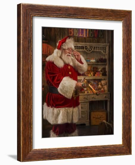 The Final Inspection-Santa’s Workshop-Framed Giclee Print