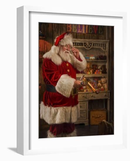 The Final Inspection-Santa’s Workshop-Framed Giclee Print