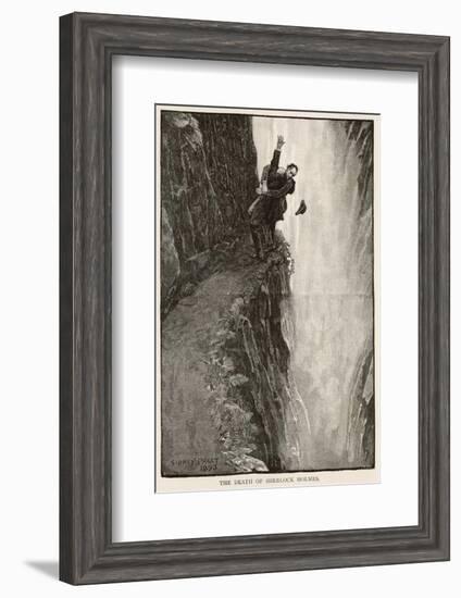 The Final Problem the Death of Sherlock Holmes-Sidney Paget-Framed Photographic Print