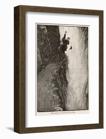 The Final Problem the Death of Sherlock Holmes-Sidney Paget-Framed Photographic Print