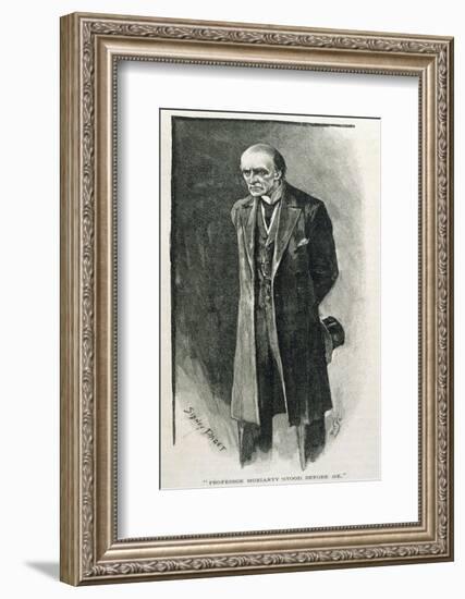 The Final Problem the Evil Professor Moriarty-Sidney Paget-Framed Photographic Print