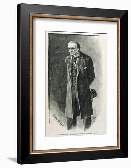 The Final Problem the Evil Professor Moriarty-Sidney Paget-Framed Photographic Print