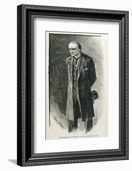 The Final Problem the Evil Professor Moriarty-Sidney Paget-Framed Photographic Print