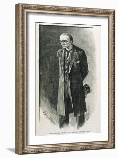 The Final Problem the Evil Professor Moriarty-Sidney Paget-Framed Premium Photographic Print