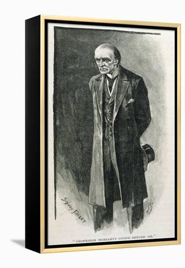 The Final Problem the Evil Professor Moriarty-Sidney Paget-Framed Premier Image Canvas