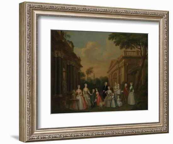 The Finch Family, C.1732-Charles Philips-Framed Giclee Print
