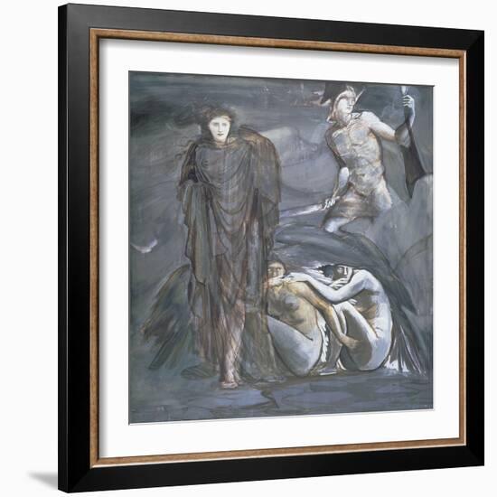 The Finding of Medusa, C.1876-Edward Burne-Jones-Framed Giclee Print