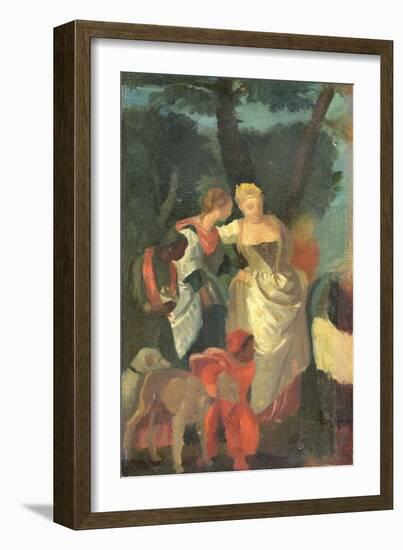 The Finding of Moses, after a Painting by Veronese, Late 1860s-Edgar Degas-Framed Giclee Print