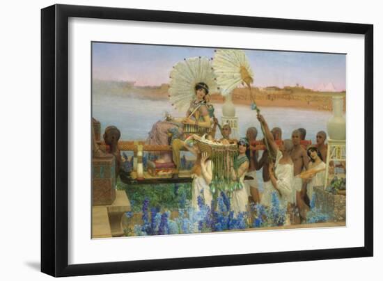 The Finding of Moses-Lawrence Alma-Tadema-Framed Giclee Print