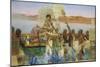 The Finding of Moses-Lawrence Alma-Tadema-Mounted Giclee Print