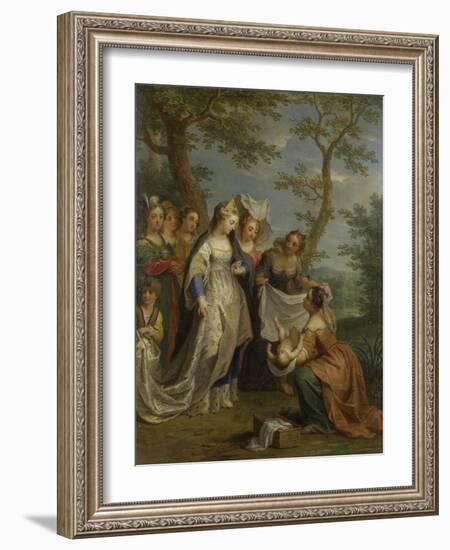 The Finding of Moses-Balthasar Beschey-Framed Giclee Print