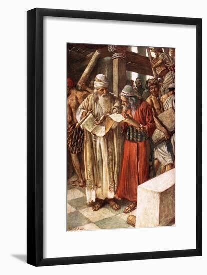 The Finding of the Book-Harold Copping-Framed Giclee Print