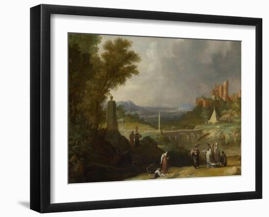 The Finding of the Infant Moses by Pharaoh's Daughter, 1636-Bartholomeus Breenbergh-Framed Giclee Print