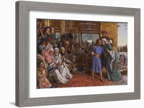 The Finding of the Saviour at the Temple, 1862 (Oil on Canvas)-William Holman Hunt-Framed Giclee Print