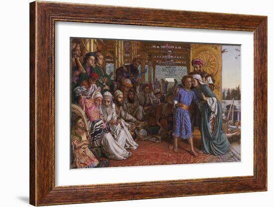 The Finding of the Saviour at the Temple, 1862 (Oil on Canvas)-William Holman Hunt-Framed Giclee Print