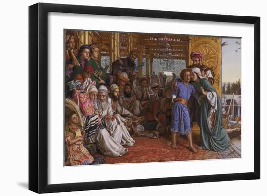 The Finding of the Saviour at the Temple, 1862 (Oil on Canvas)-William Holman Hunt-Framed Giclee Print