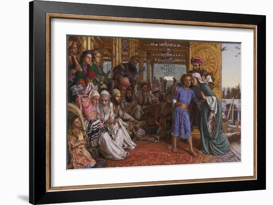 The Finding of the Saviour at the Temple, 1862 (Oil on Canvas)-William Holman Hunt-Framed Giclee Print