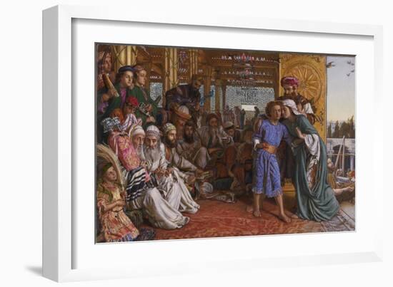 The Finding of the Saviour at the Temple, 1862 (Oil on Canvas)-William Holman Hunt-Framed Giclee Print