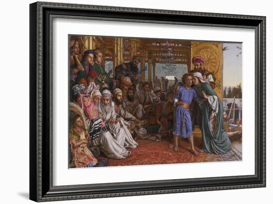 The Finding of the Saviour at the Temple, 1862 (Oil on Canvas)-William Holman Hunt-Framed Giclee Print