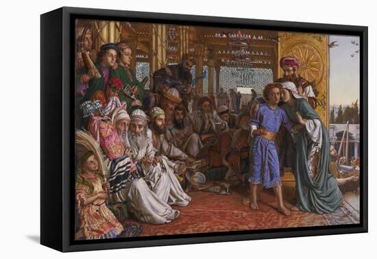 The Finding of the Saviour at the Temple, 1862 (Oil on Canvas)-William Holman Hunt-Framed Premier Image Canvas