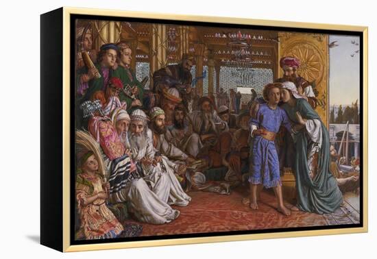 The Finding of the Saviour at the Temple, 1862 (Oil on Canvas)-William Holman Hunt-Framed Premier Image Canvas
