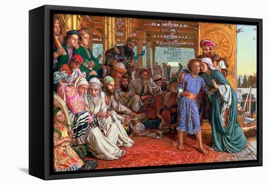 The Finding of the Saviour in the Temple, 1862-William Holman Hunt-Framed Premier Image Canvas