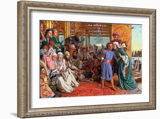 The Finding of the Saviour in the Temple, 1862-William Holman Hunt-Framed Giclee Print