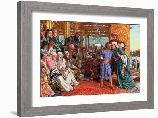 The Finding of the Saviour in the Temple, 1862-William Holman Hunt-Framed Giclee Print