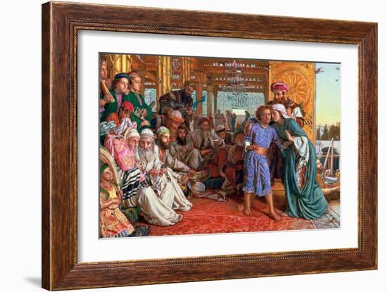 The Finding of the Saviour in the Temple, 1862-William Holman Hunt-Framed Giclee Print