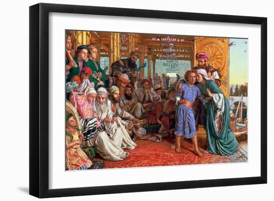 The Finding of the Saviour in the Temple, 1862-William Holman Hunt-Framed Giclee Print