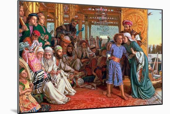 The Finding of the Saviour in the Temple, 1862-William Holman Hunt-Mounted Giclee Print