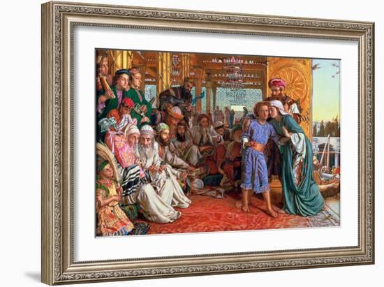 The Finding of the Saviour in the Temple, 1862-William Holman Hunt-Framed Giclee Print