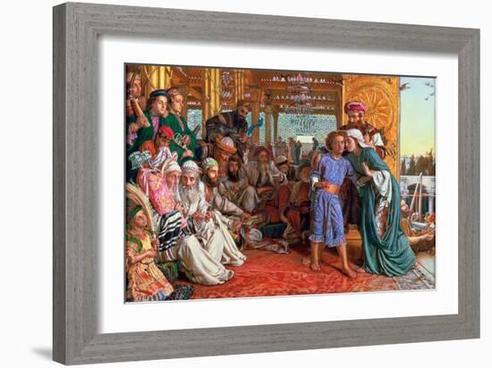 The Finding of the Saviour in the Temple, 1862-William Holman Hunt-Framed Giclee Print