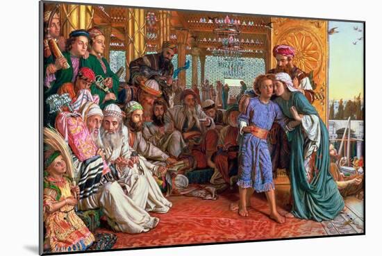The Finding of the Saviour in the Temple, 1862-William Holman Hunt-Mounted Giclee Print