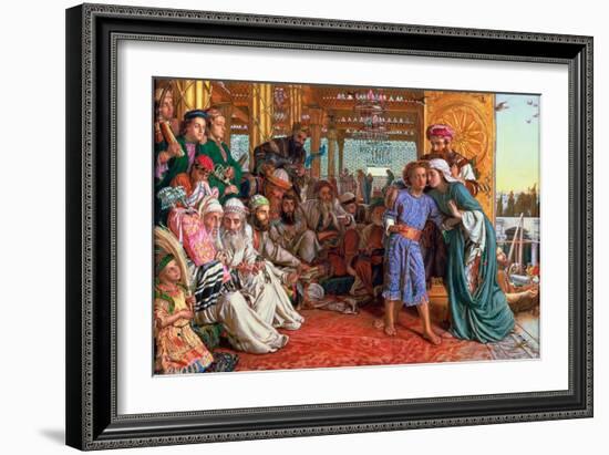 The Finding of the Saviour in the Temple, 1862-William Holman Hunt-Framed Giclee Print