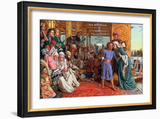 The Finding of the Saviour in the Temple, 1862-William Holman Hunt-Framed Giclee Print