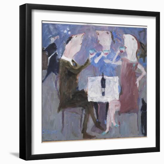 The Finest Wine known to Mankind, 2008-Susan Bower-Framed Premium Giclee Print