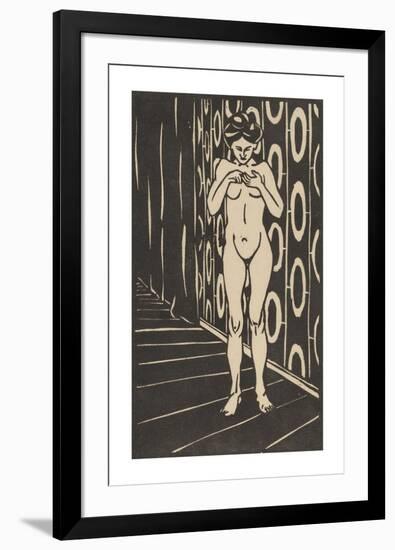 The Finger Game-Ernst Ludwig Kirchner-Framed Premium Giclee Print