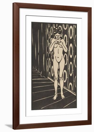 The Finger Game-Ernst Ludwig Kirchner-Framed Premium Giclee Print