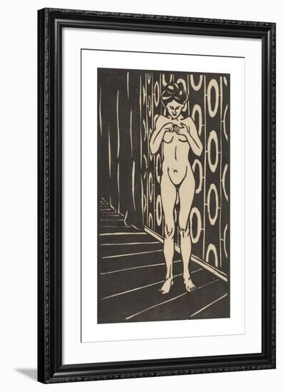 The Finger Game-Ernst Ludwig Kirchner-Framed Premium Giclee Print