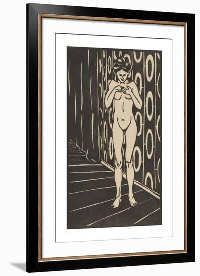 The Finger Game-Ernst Ludwig Kirchner-Framed Premium Giclee Print