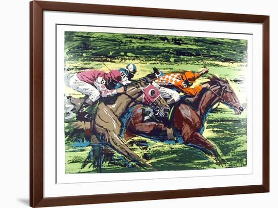 The Finish Line-Harry Schaare-Framed Limited Edition