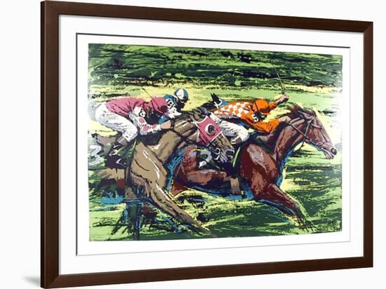 The Finish Line-Harry Schaare-Framed Limited Edition