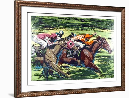 The Finish Line-Harry Schaare-Framed Limited Edition